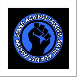 Stand Against Fascism - Vote Blue Posters and Art